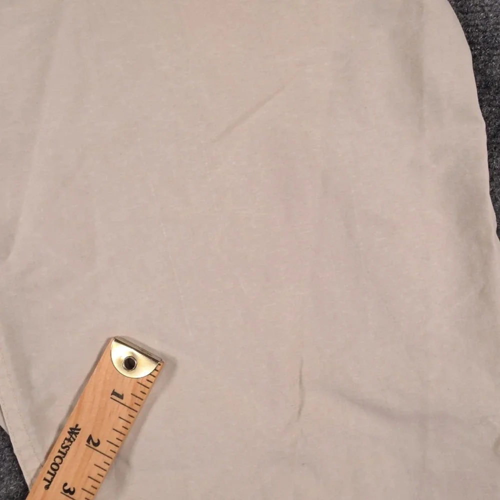 Gramicci Pants Mens M (28x33) Beige Belted Elastic Climbing Nylon USA Made READ